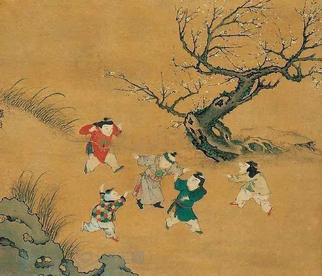 宋朝苏汉臣婴儿图,历史上的婴戏图