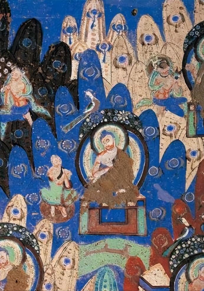 敦煌的隋代石窟壁画最具特色,敦煌莫高窟药师经变壁画高清图