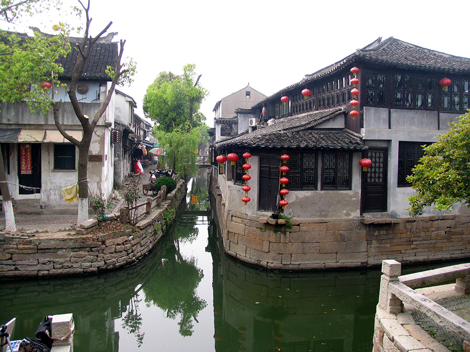 神州水乡第一镇在哪,神州水乡甪直古镇