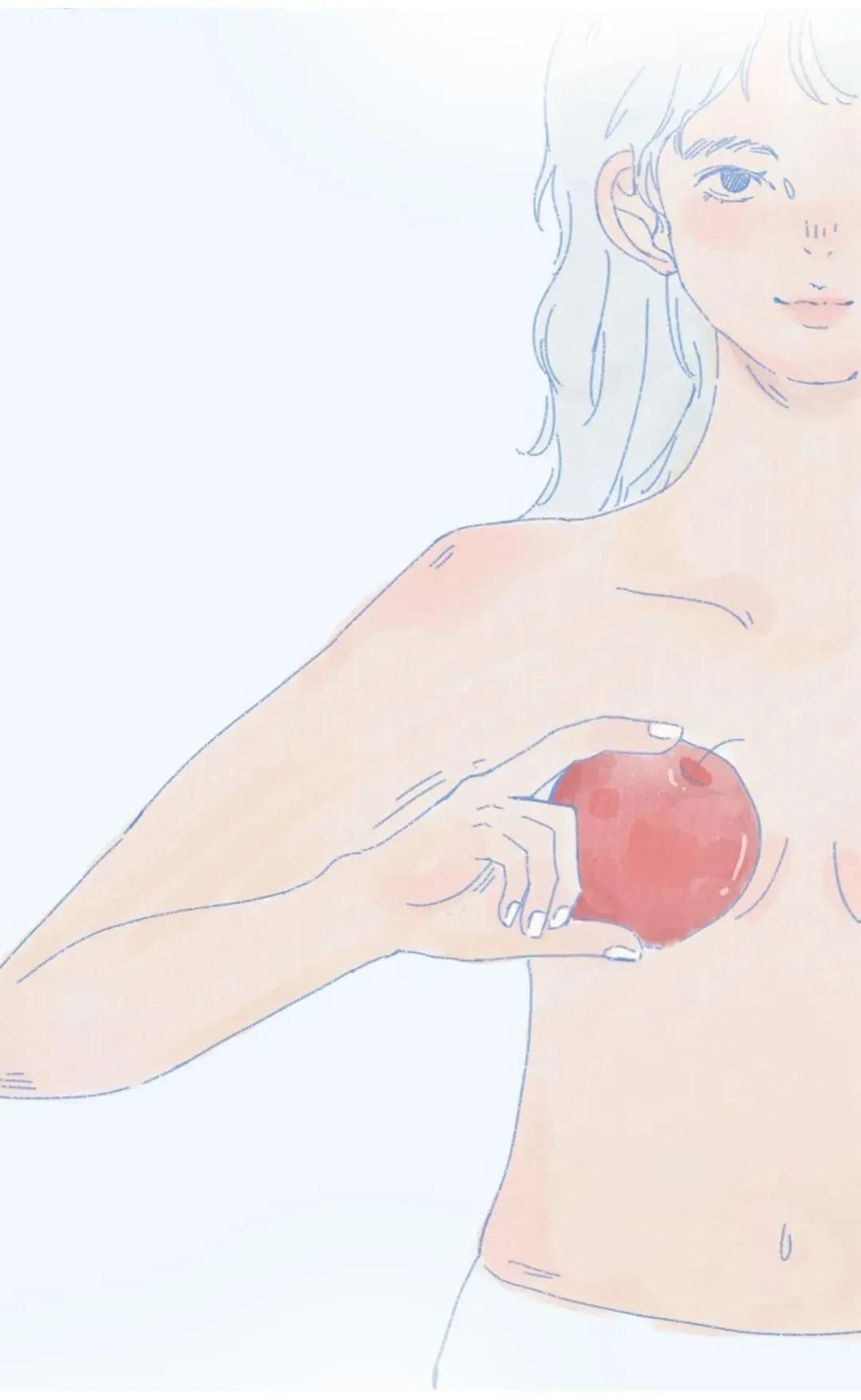 她的小腹微微凸起,她的肚子胖胖的像什么