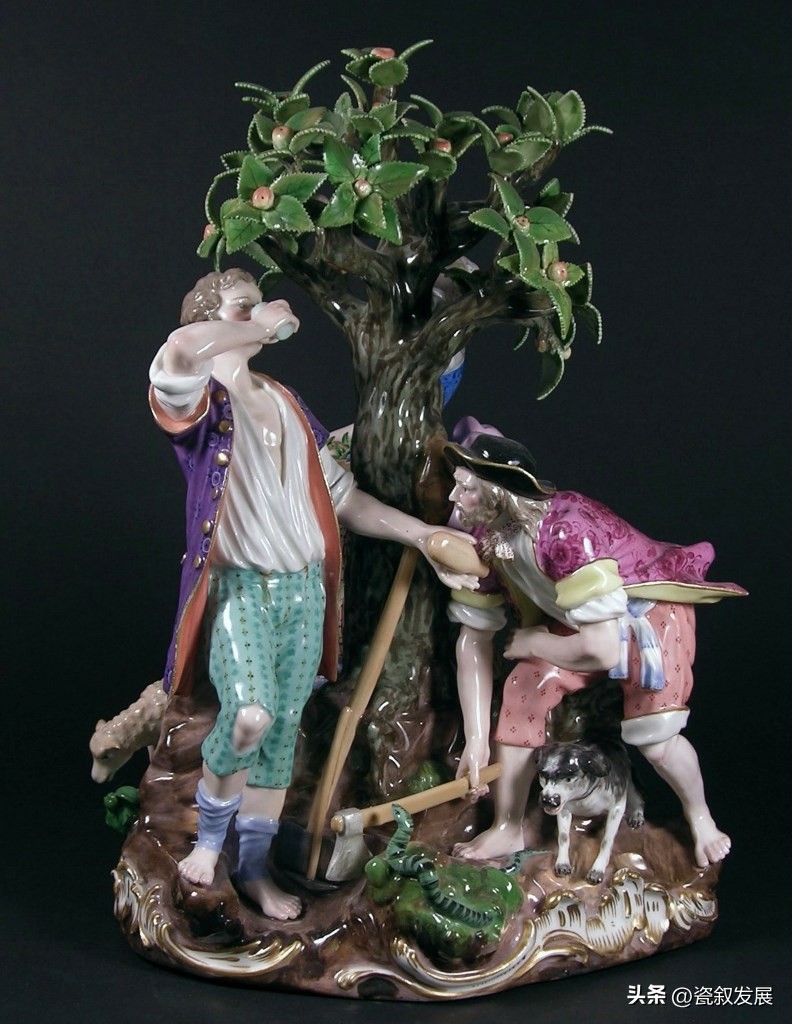 【精品推荐】欧洲瓷器始祖-德国梅森Meissen出品的大型瓷器雕塑