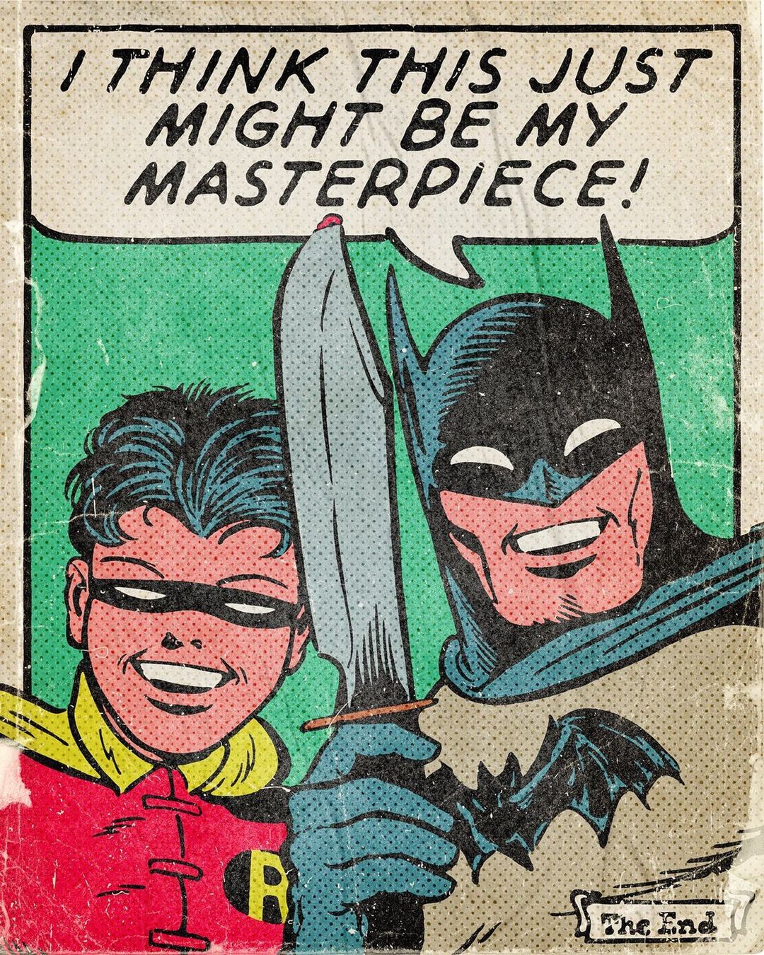 插画氛围感人物构图,复古美式波普插画