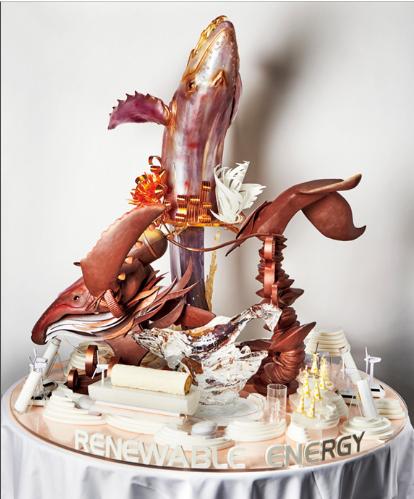 来自日本大厨们的糕点艺术品