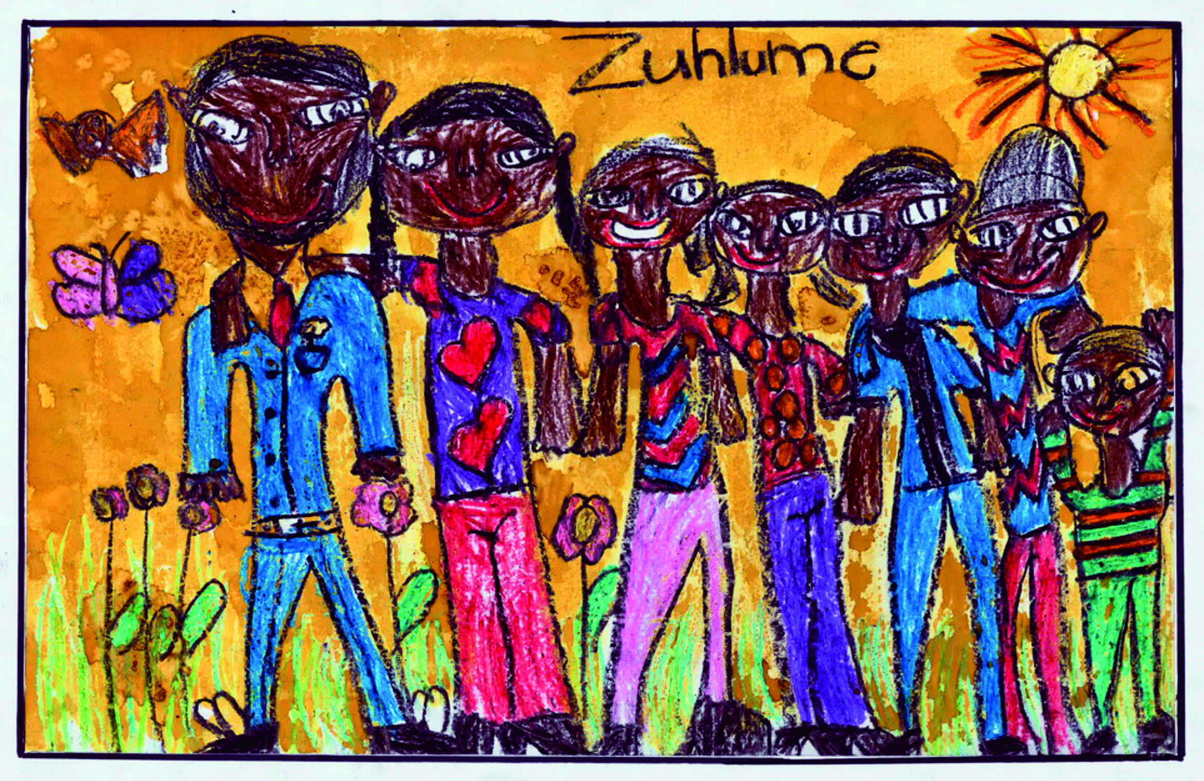 简单漂亮的儿童画作品欣赏,童心世界主题绘画作品