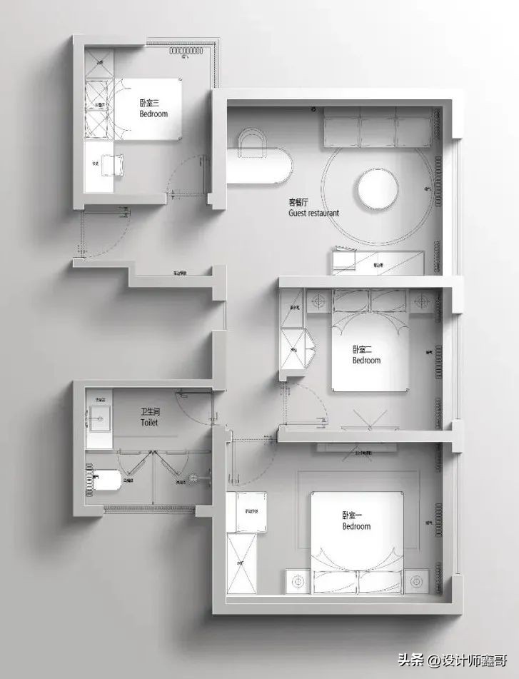 北京轻奢风酒店设计,北京燕山大酒店