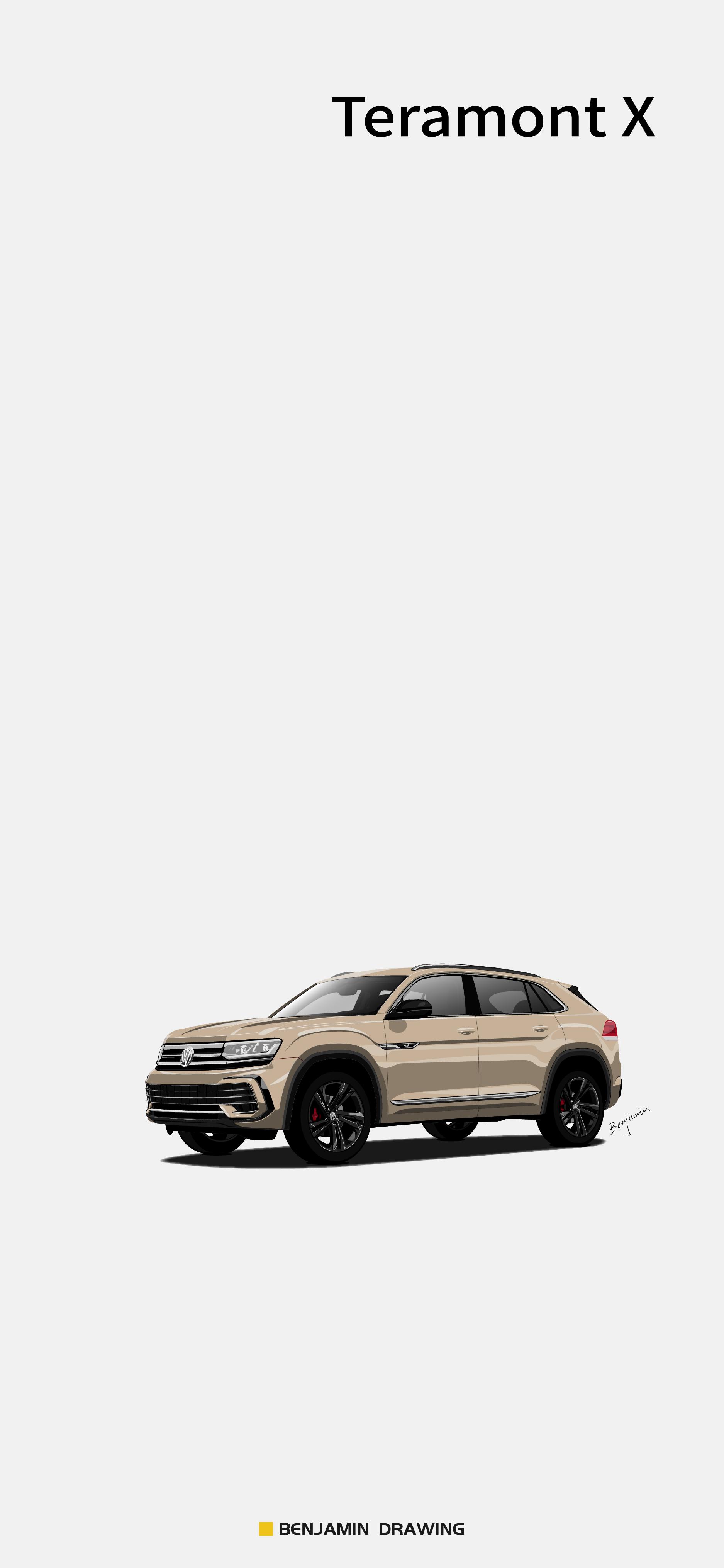 6-12岁手绘汽车,公路车插画壁纸