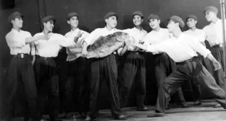 兵团宣传队老照片,兵团宣传队合影