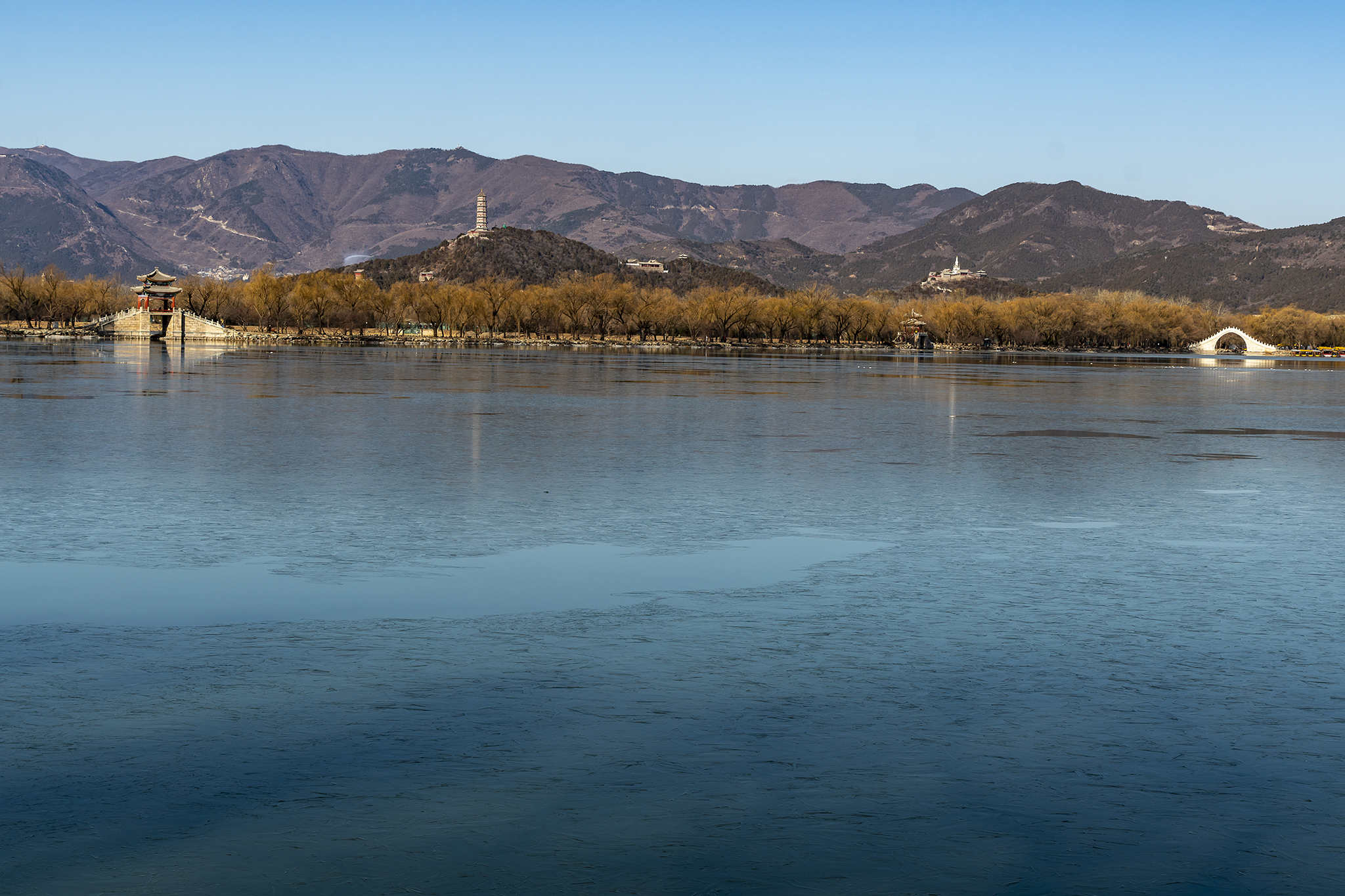 走颐和清漪，赏皇家园林之十一：昆明湖东堤（修订版）
