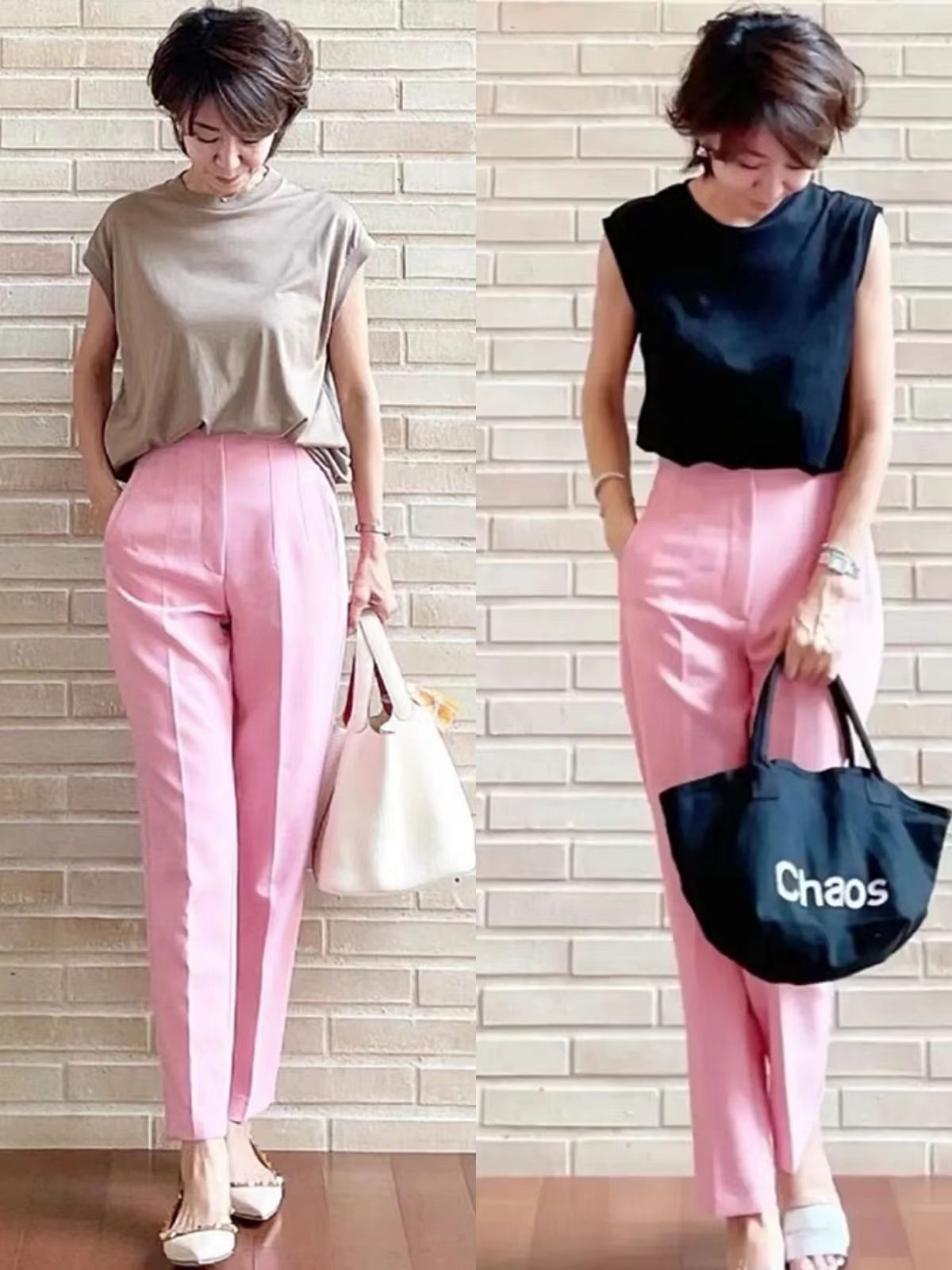 女人穿好看的有气质的裤子,女士哪些类型裤子显腿直显高百搭