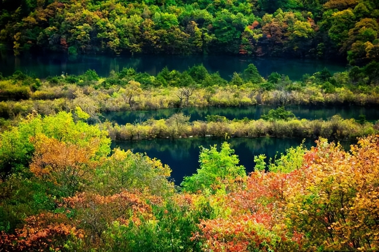 五一好去处仙境九寨沟,五一去天堂寨旅游