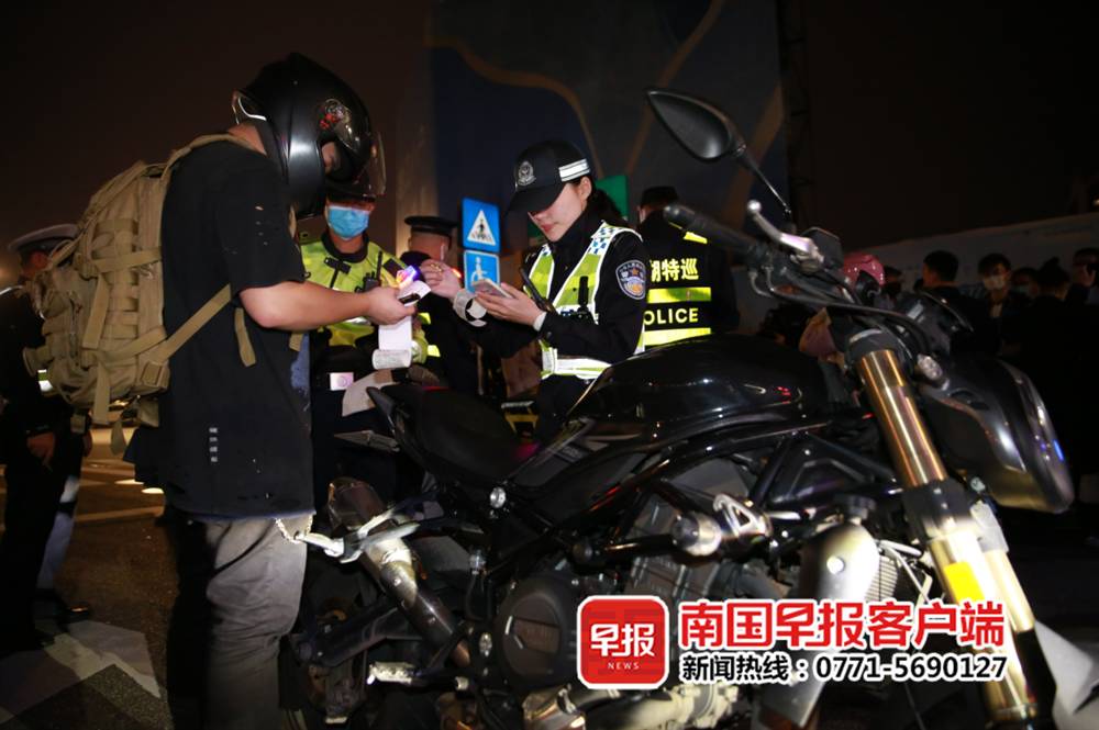 广西南宁最新违法案件,南宁警方开始大夜查