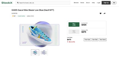 nft的商品是怎么样的,nike推出首款nft运动鞋