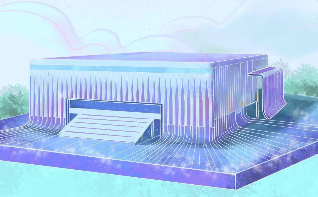 亚运场馆分布图手绘,亚运场馆创意绘画