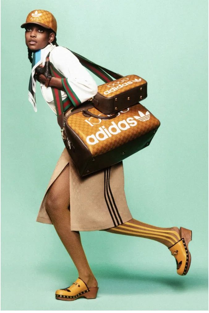 古驰和adidas联名雨伞,gucciadidas雨伞