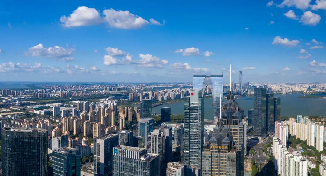 苏州金鸡湖畔,金鸡湖苏州中心广场