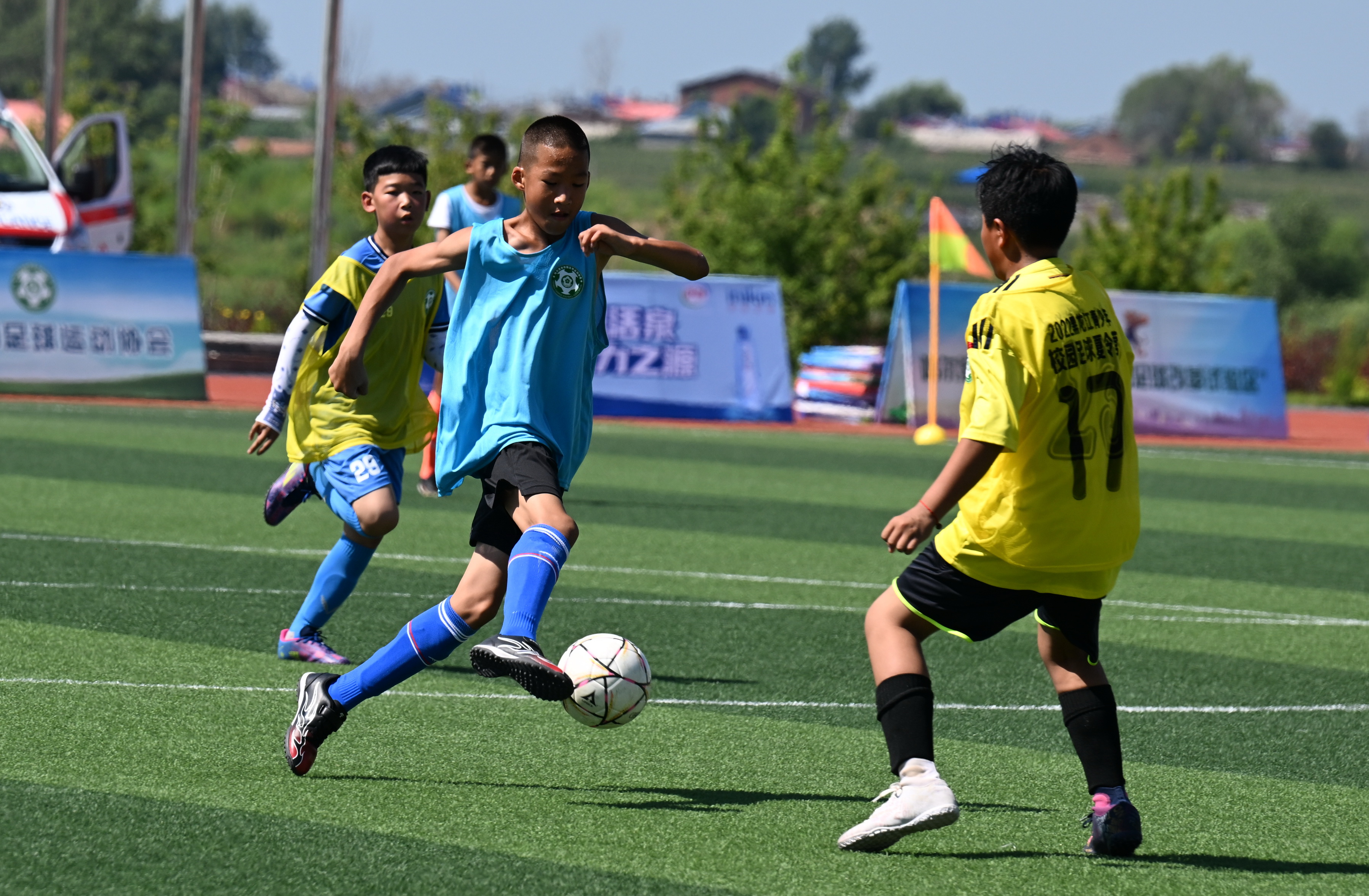 当暑假遇见足球,运动值拉满
