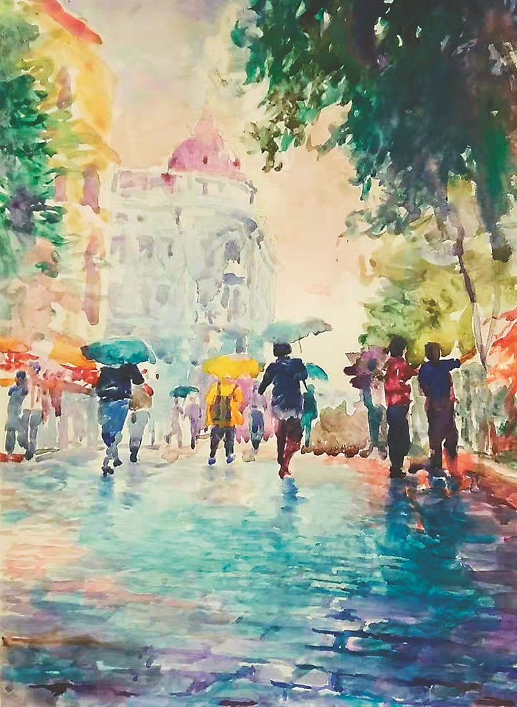 中央大街街头画像,中央大街街头画像回归