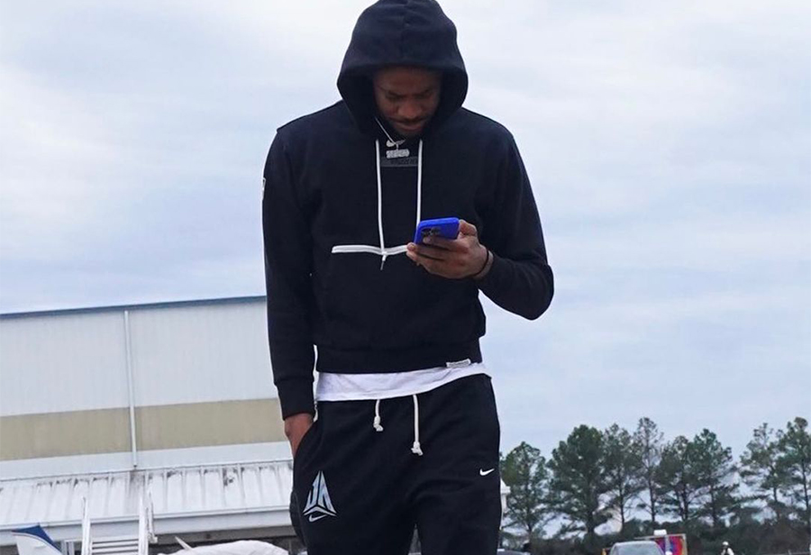 莫兰特个人签名鞋,莫兰特早期logo