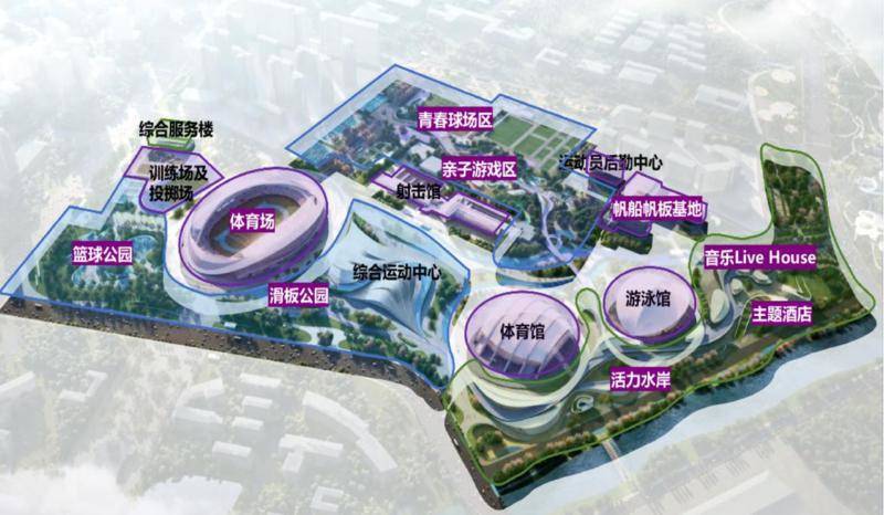 烟台体育公园建成时间,烟台市体育公园布局