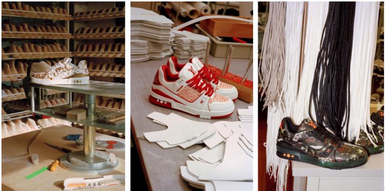 路易威登LV运动鞋,路易威登lvtrainer涂鸦