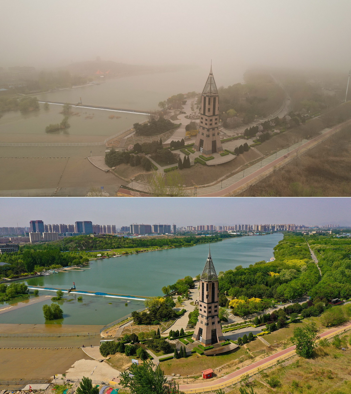 直播北方大范围沙尘来袭持续几天,一张图看北方大范围沙尘再度来袭