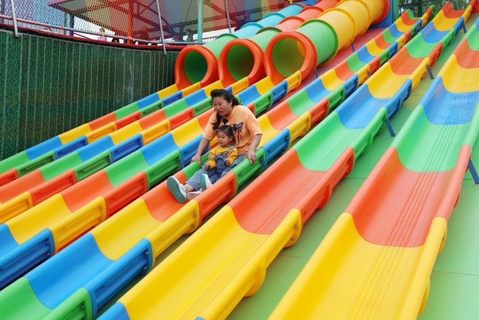 济南东部无动力儿童乐园,济南西客站片区儿童乐园