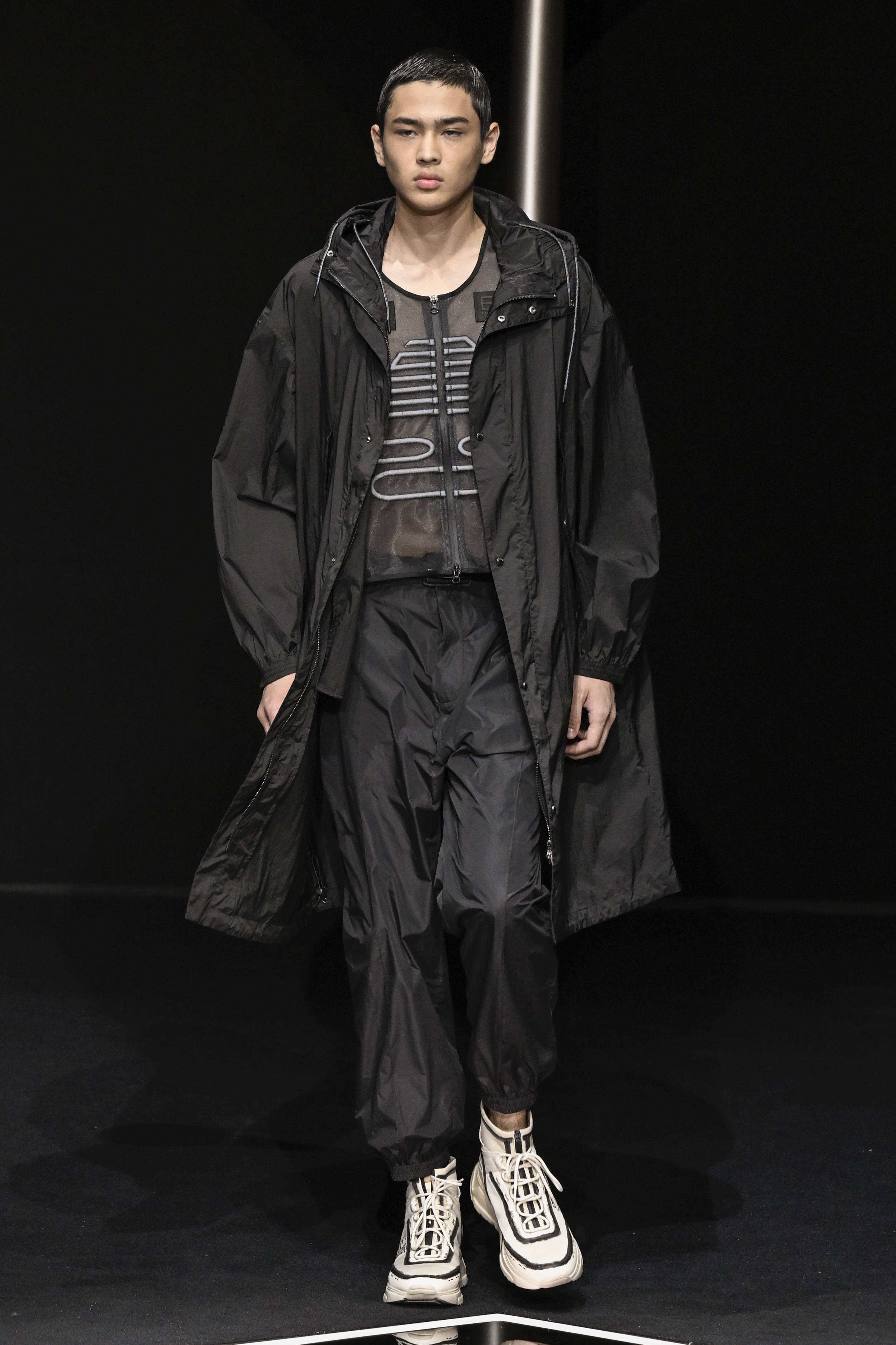 米兰时装周阿玛尼男装秀场,米兰阿玛尼秋冬男装秀