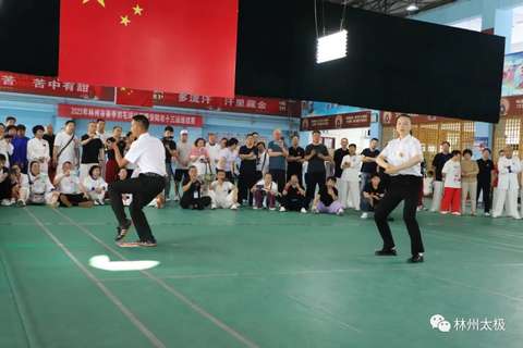 30人陈式太极拳展演,林州陈氏太极拳