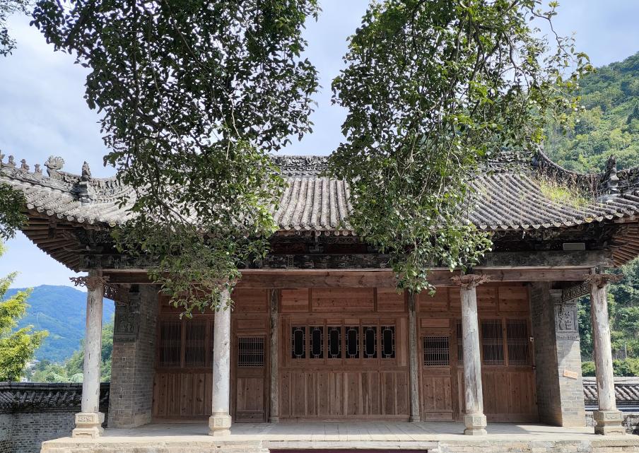 紫阳县北五省会馆壁画,参观紫阳县五省会馆