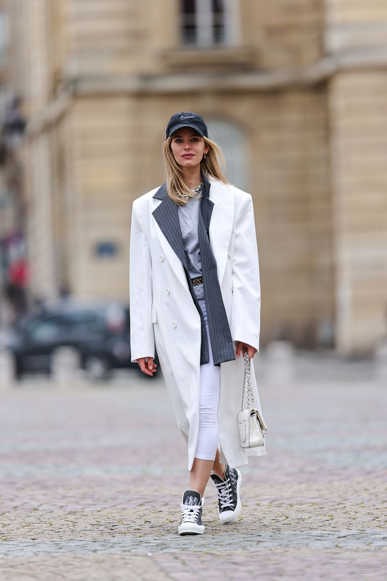 中长款西装大衣搭配,春款西装大衣穿搭高级感