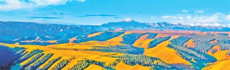 甘肃被群山环绕的景点,甘肃雄伟风景